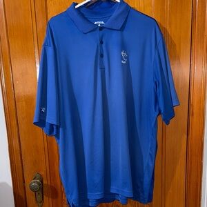 2/$10 Antigua Men's Royal Blue Polo Shirt sz xxl